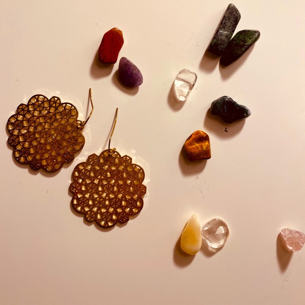 Gold Dangle Earrings